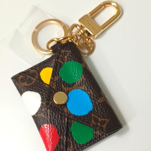 *NWT* Louis Vuitton Kusama Monogram Dot Kirigami Key Ring **RARE** 6LK0216 - Picture 2 of 8